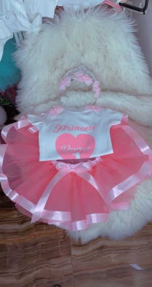 tutu baby birthday girls outfit